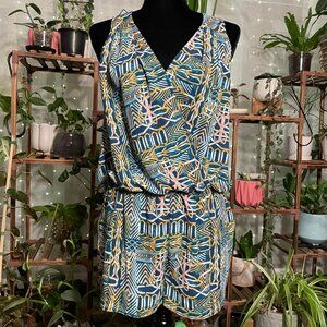 BCBGMaxAzria Multi-colored Romper S